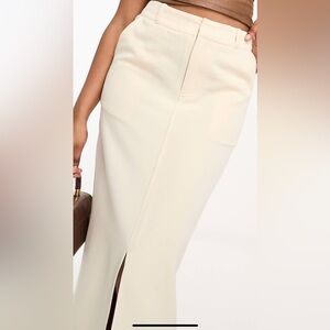 4th & Reckless Cream Maxi Skirt